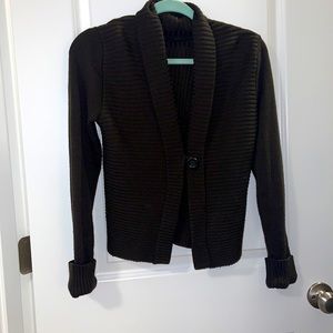 Black Knitted Cardigan